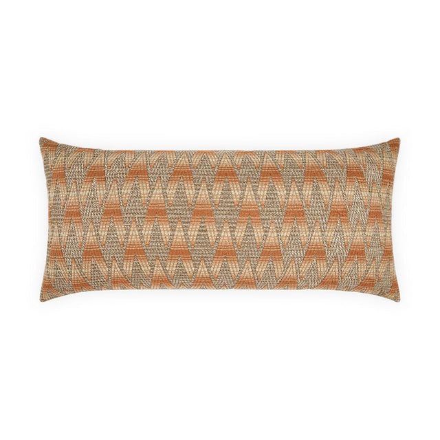 D.V. Kap Home Clukey Lumbar Salmon 12" x 24" Outdoor Pillow