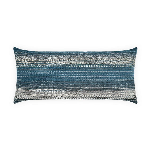 D.V. Kap Home Ihara Lumbar Indigo 12" x 24" Outdoor Pillow