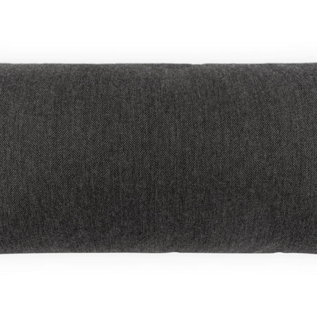 D.V. Kap Home Switch Lumbar Coal 12" x 24" Outdoor Pillow