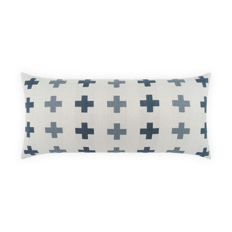 D.V. Kap Home Mastix Lumbar Indigo 12" x 24" Outdoor Pillow