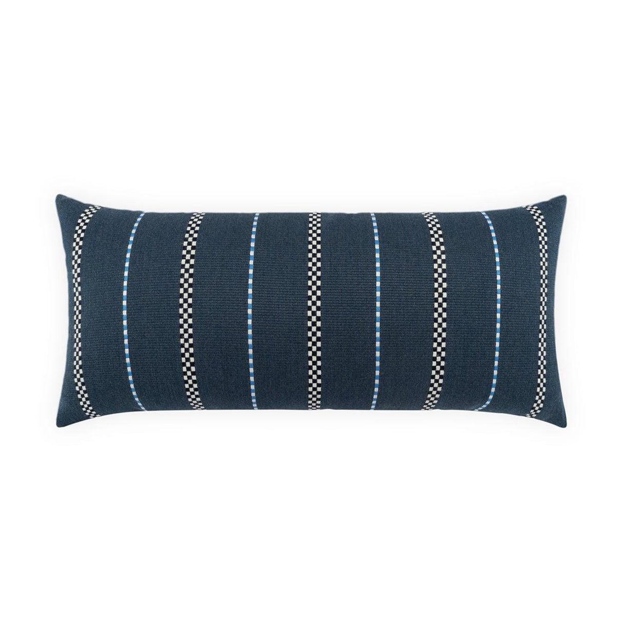 D.V. Kap Home Linger Lumbar Indigo 12" x 24" Outdoor Pillow