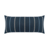 D.V. Kap Home Linger Lumbar Indigo 12" x 24" Outdoor Pillow