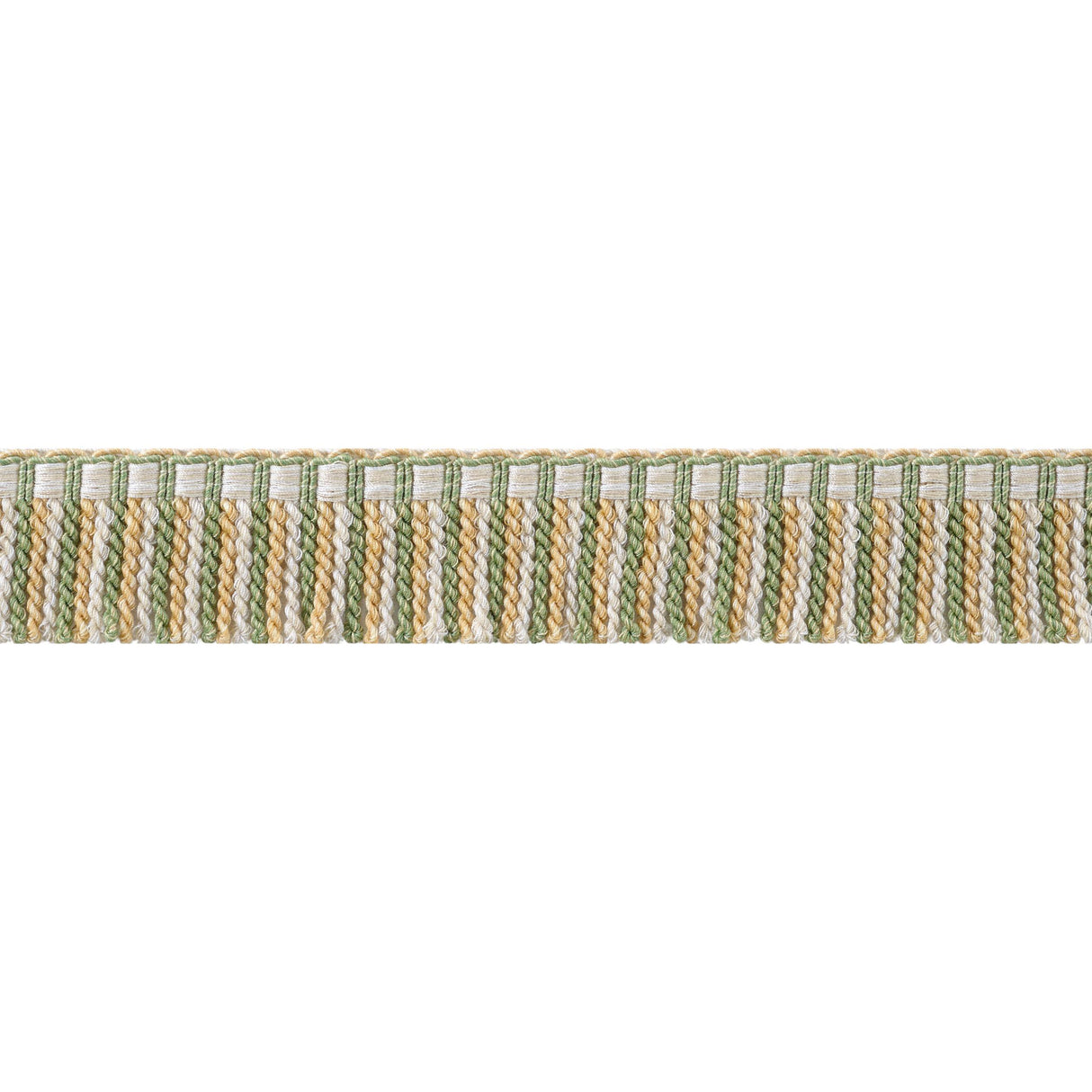 Anna French Esme Fringe Willow And Soft Gold Trim