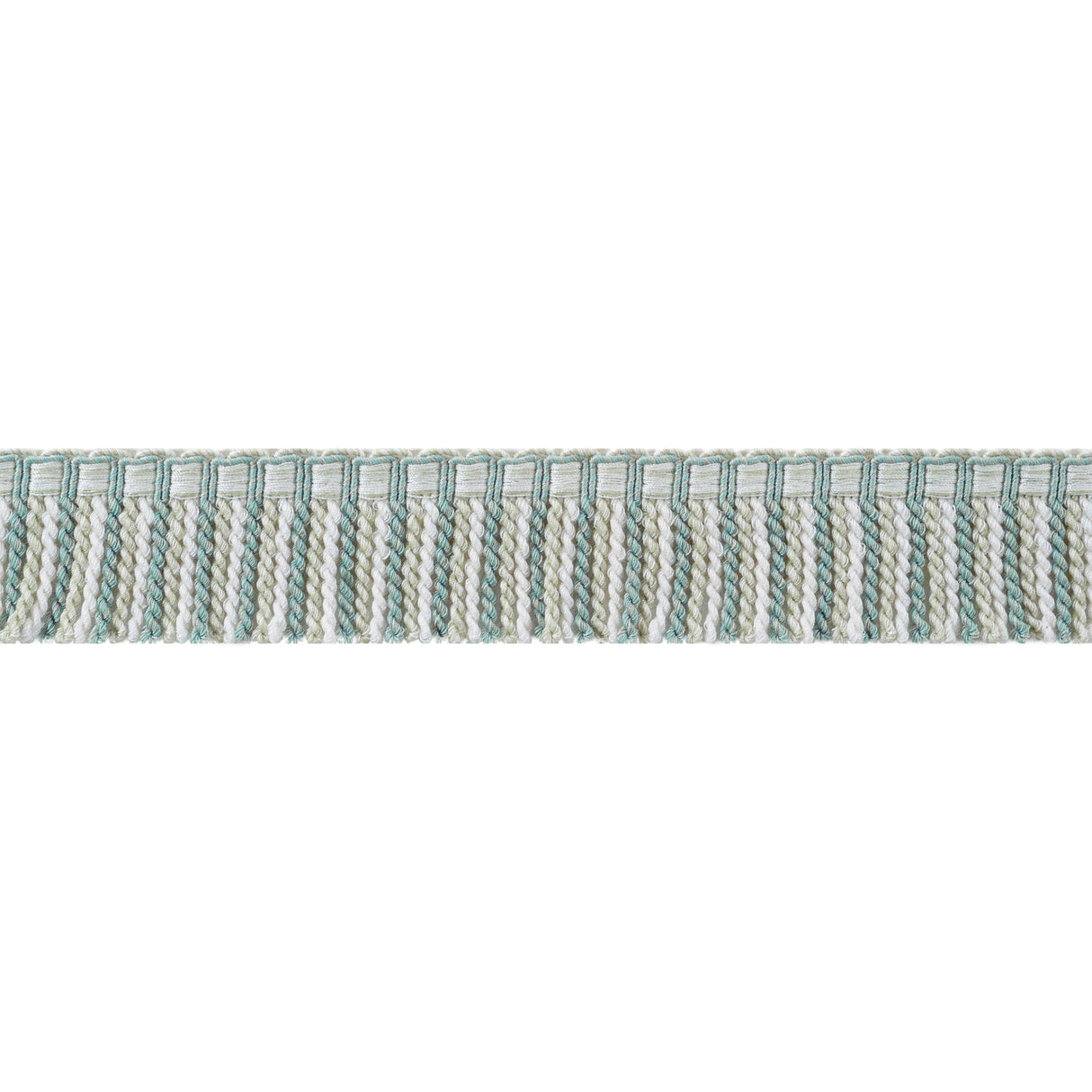 Anna French Esme Fringe Aqua And Willow Trim