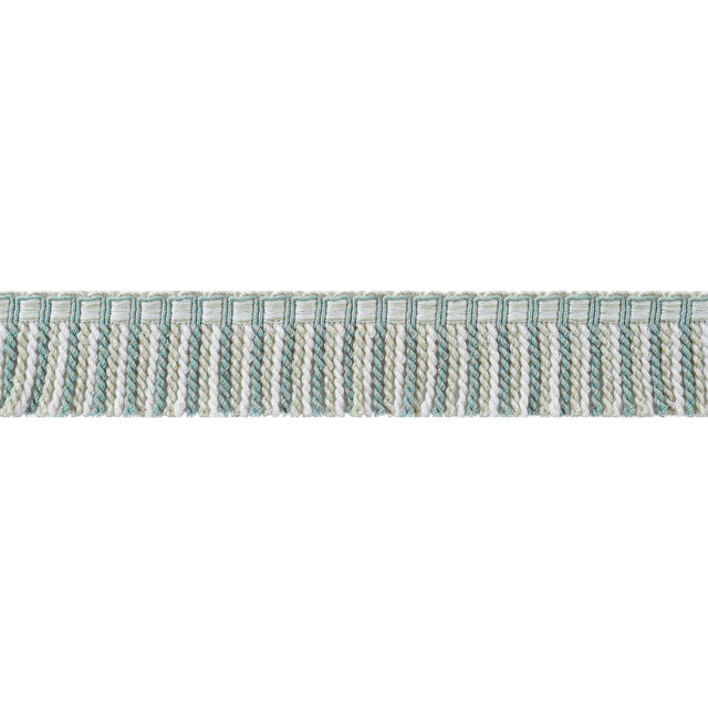 Anna French Esme Fringe Aqua And Willow Trim