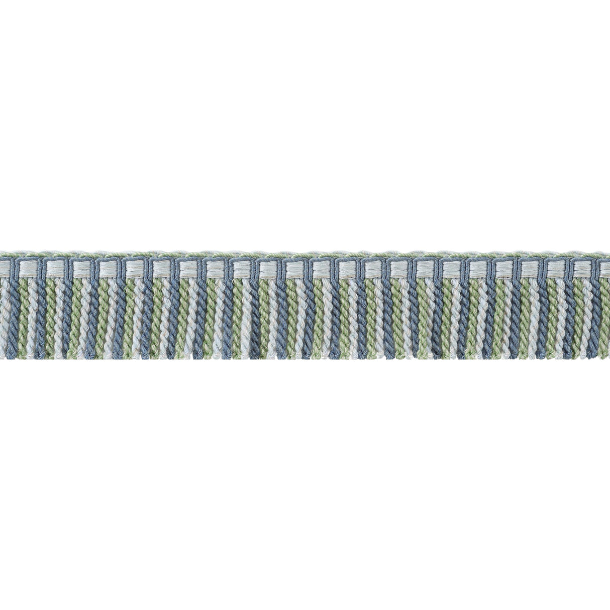 Anna French Esme Fringe Mallard And Sage Trim