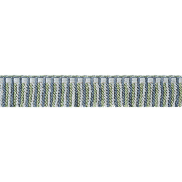 Anna French Esme Fringe Mallard And Sage Trim