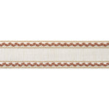 Anna French Gabrielle Tape Paprika And Soft Gold Trim