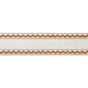 Anna French Gabrielle Tape Paprika And Soft Gold Trim