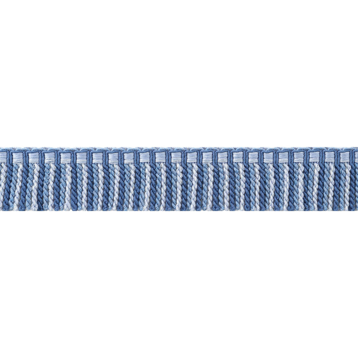Anna French Esme Fringe French Blue And Sky Trim