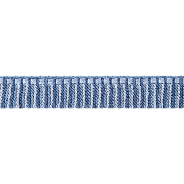 Anna French Esme Fringe French Blue And Sky Trim