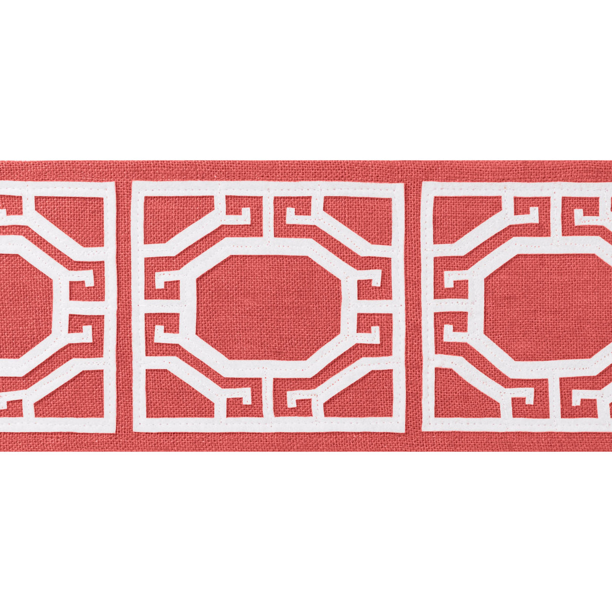 Thibaut Gate Applique Tape Coral Trim