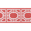 Thibaut Gate Applique Tape Coral Trim