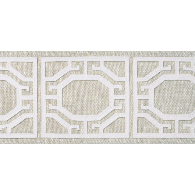 Thibaut Gate Applique Tape Linen Trim