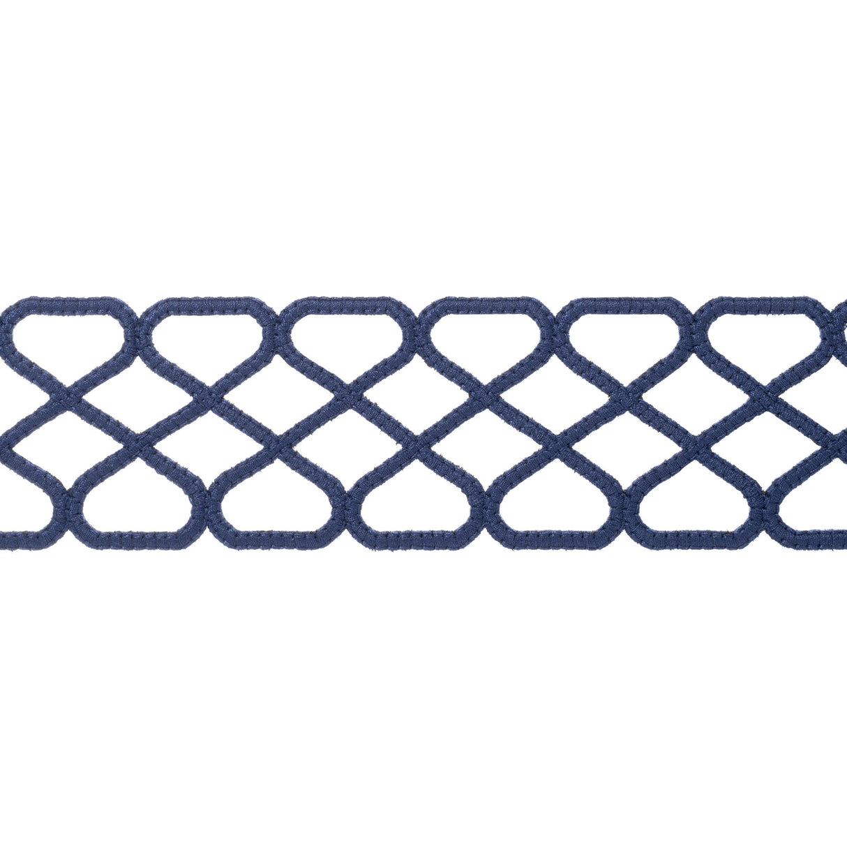 Thibaut Ripley Applique Navy Trim