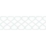 Thibaut Ripley Applique Snow White Trim