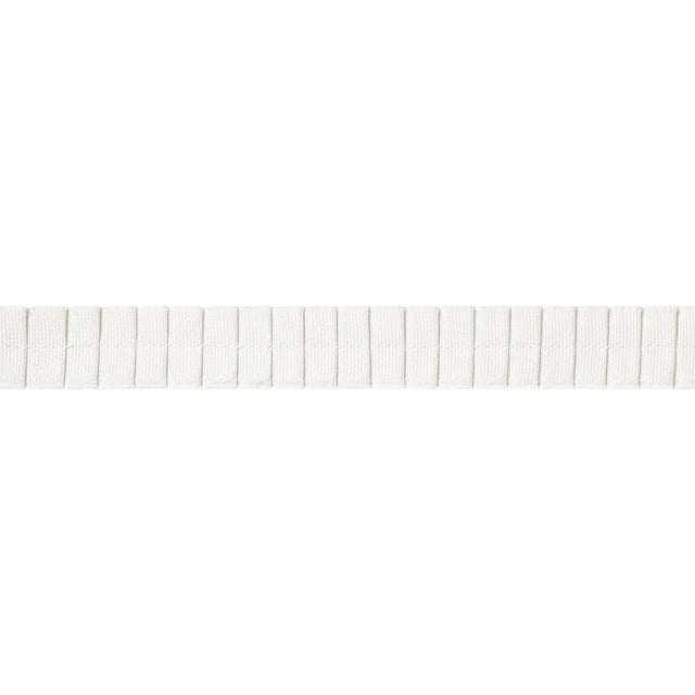 Thibaut Pleated Tape Snow White Trim