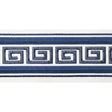 Thibaut Avenue Tape Bermuda And Sky Trim