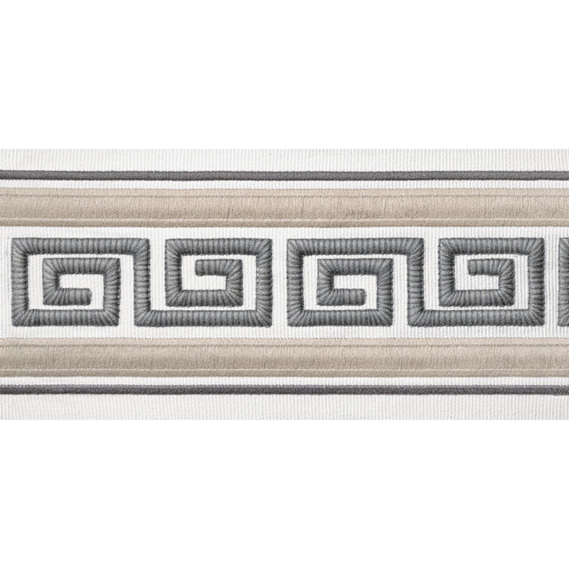 Thibaut Avenue Tape Linen And Platinum Trim
