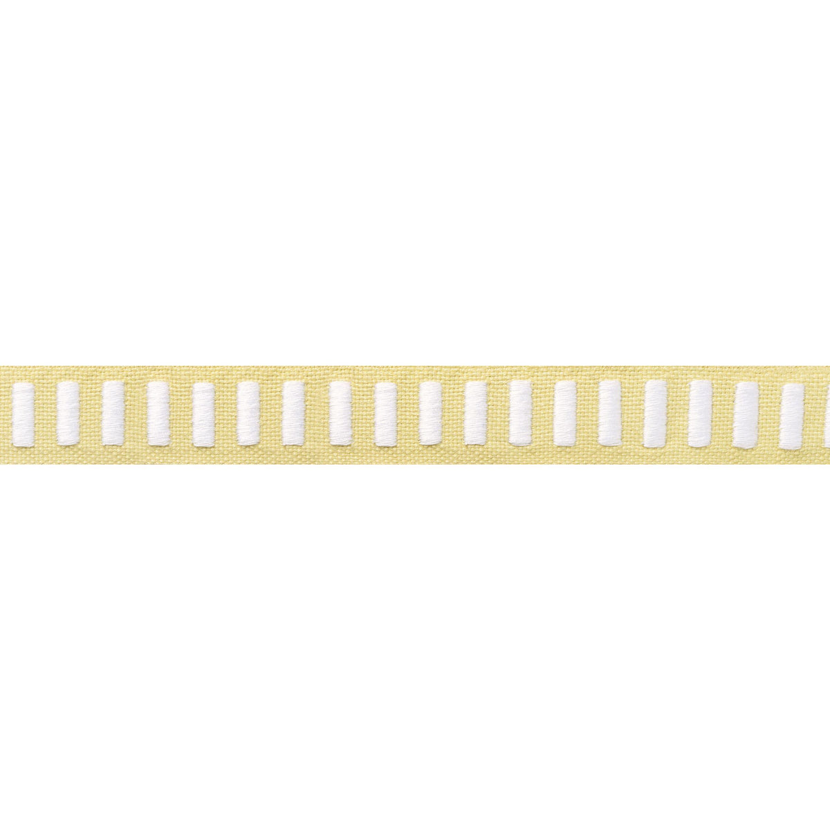 Thibaut Dash Tape White On Sunshine Trim