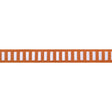 Thibaut Dash Tape White On Mandarin Trim