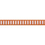 Thibaut Dash Tape White On Mandarin Trim