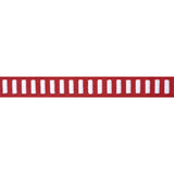 Thibaut Dash Tape White On Berry Trim