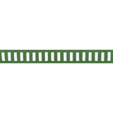 Thibaut Dash Tape White On Kelly Trim