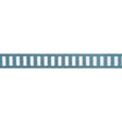 Thibaut Dash Tape White On Ocean Trim