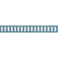 Thibaut Dash Tape White On Ocean Trim