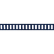Thibaut Dash Tape White On Navy Trim