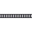 Thibaut Dash Tape White On Onyx Trim