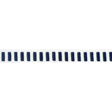Thibaut Dash Tape Navy On White Trim