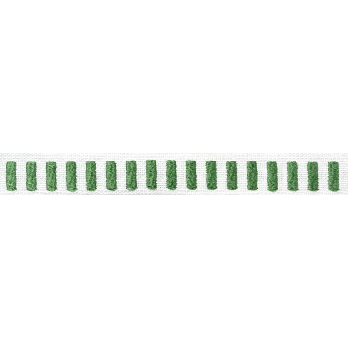 Thibaut Dash Tape Kelly On White Trim