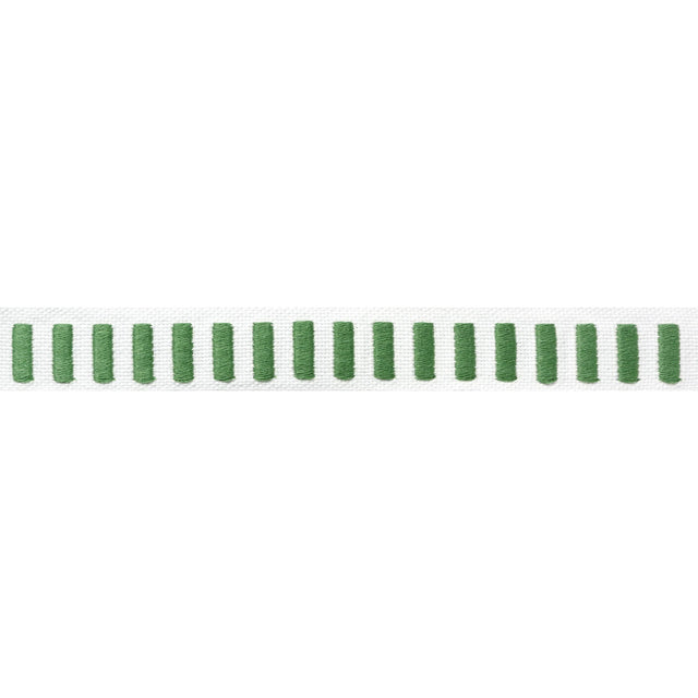 Thibaut Dash Tape Kelly On White Trim