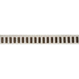 Thibaut Dash Tape Chocolate On Linen Trim