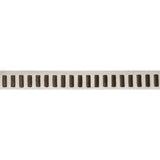 Thibaut Dash Tape Chocolate On Linen Trim