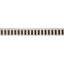 Thibaut Dash Tape Chocolate On Linen Trim