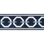 Thibaut Katonah Tape Navy And Sky Trim