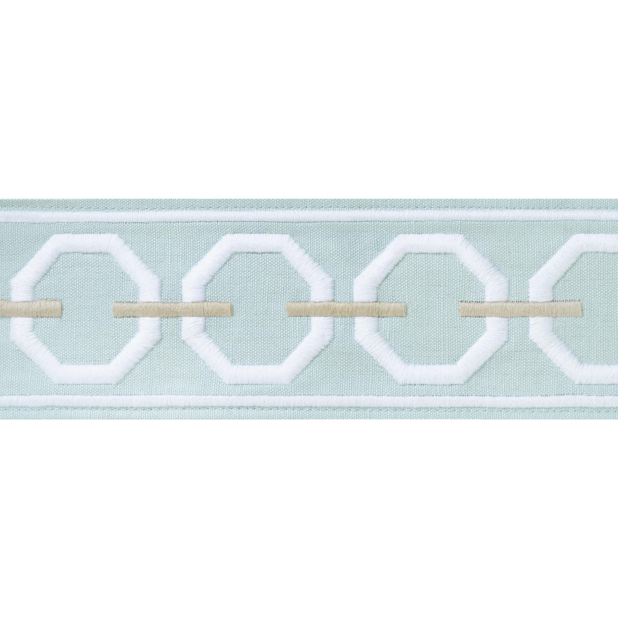 Thibaut Katonah Tape Mist And Linen Trim