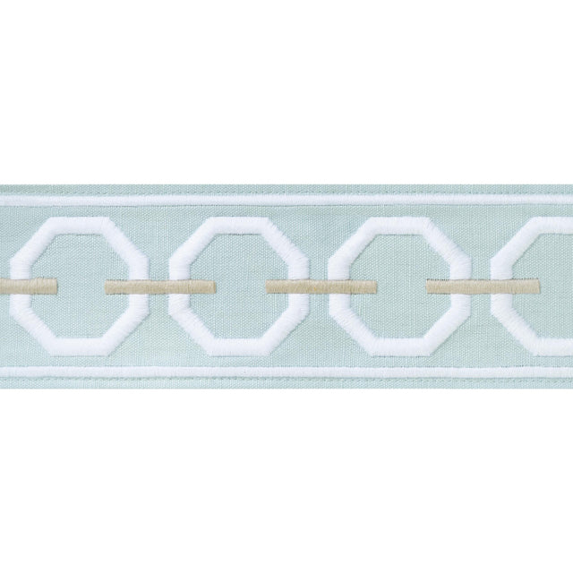 Thibaut Katonah Tape Mist And Linen Trim