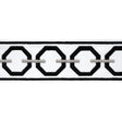 Thibaut Katonah Tape Onyx And Nickel Trim