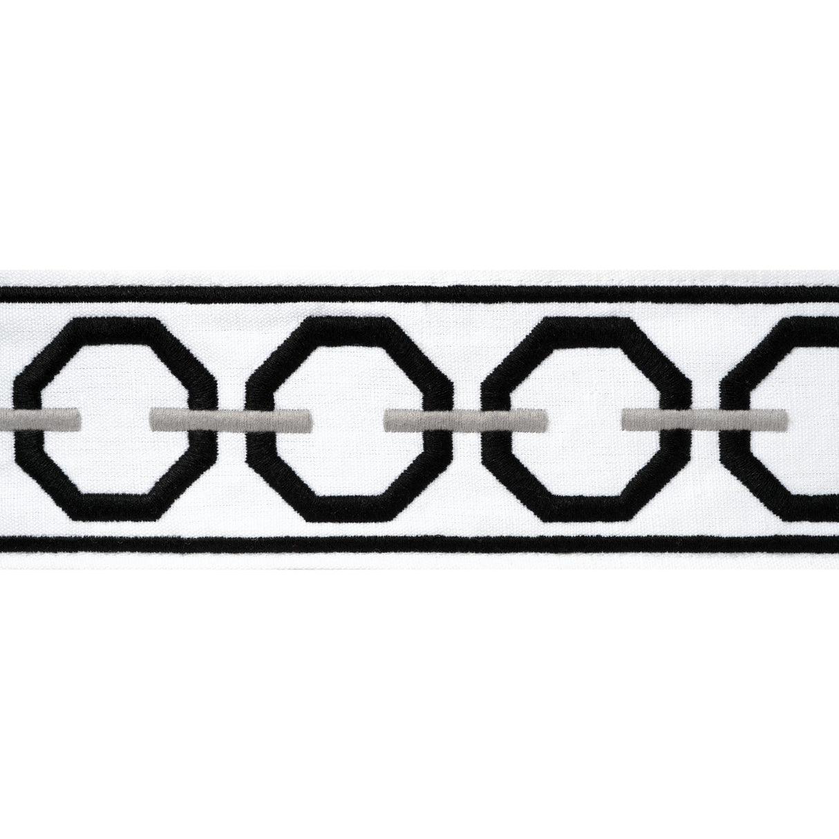 Thibaut Katonah Tape Onyx And Nickel Trim