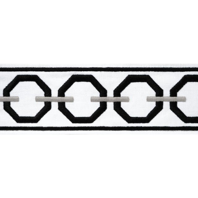 Thibaut Katonah Tape Onyx And Nickel Trim