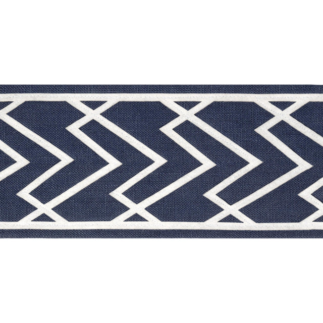 Thibaut Summit Applique Tape Navy Trim