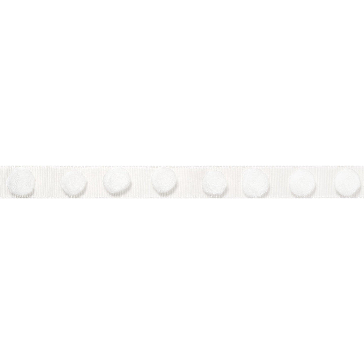 Thibaut Pom Pom Tape Snow White Trim