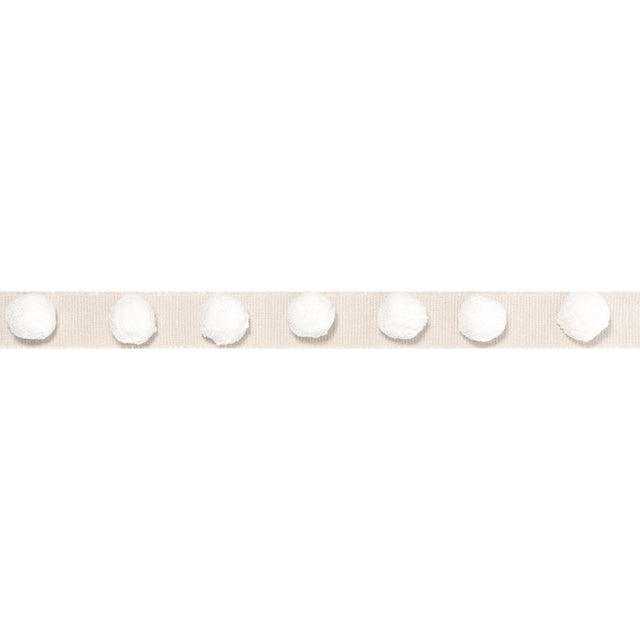 Thibaut Pom Pom Tape Linen Trim