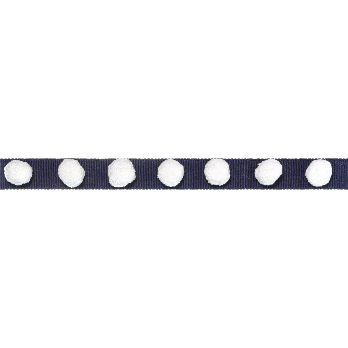 Thibaut Pom Pom Tape Navy Trim