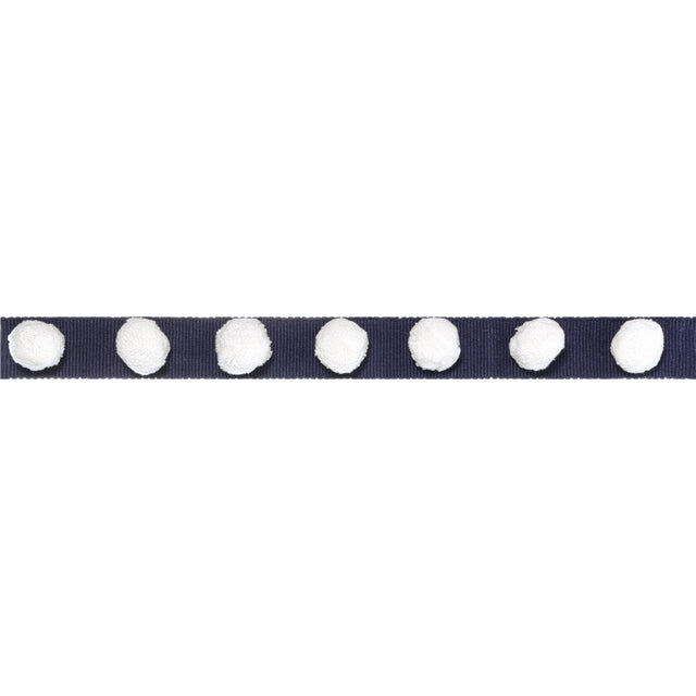 Thibaut Pom Pom Tape Navy Trim