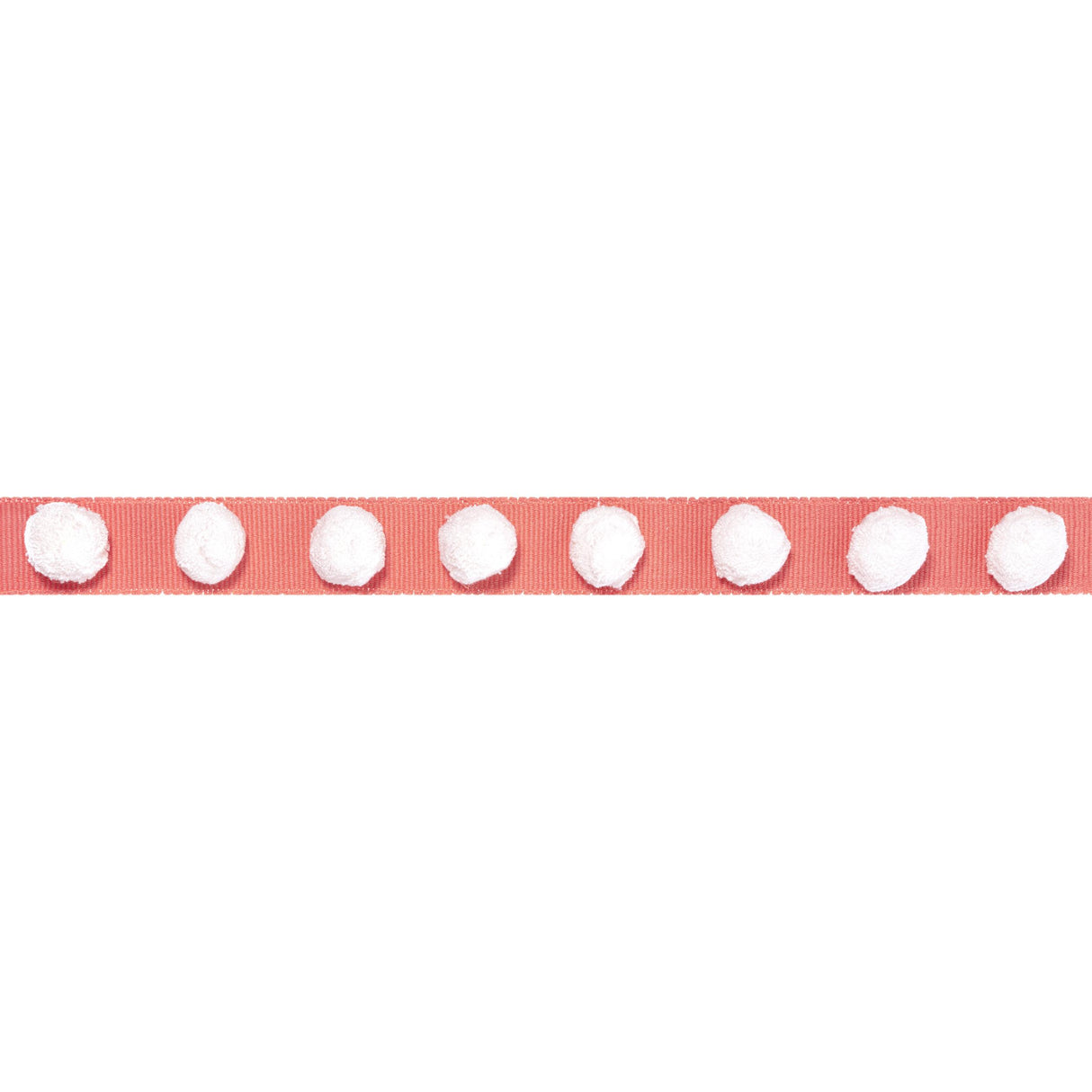 Thibaut Pom Pom Tape Coral Trim